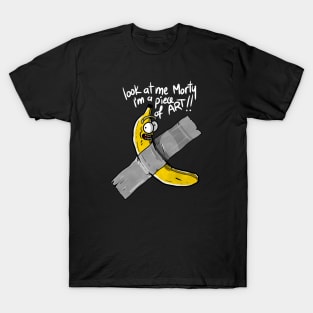 Banana Duct tape on the shirt T-Shirt